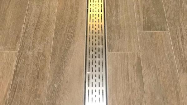 Stainless steel drain channel