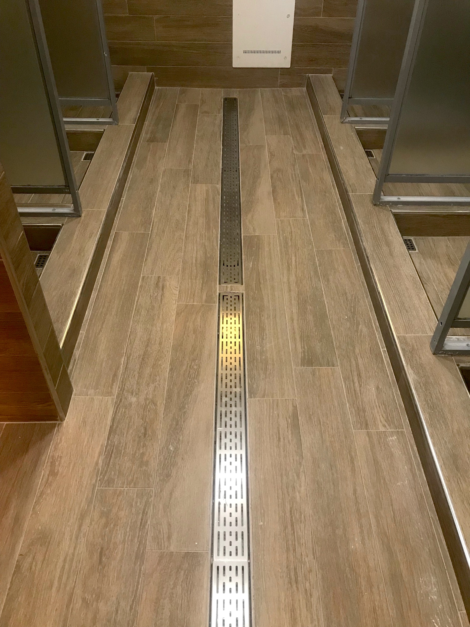 Stainless steel drain channel