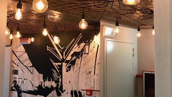 Entrance to the residence