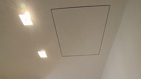 Botola integrata nel controsoffitto