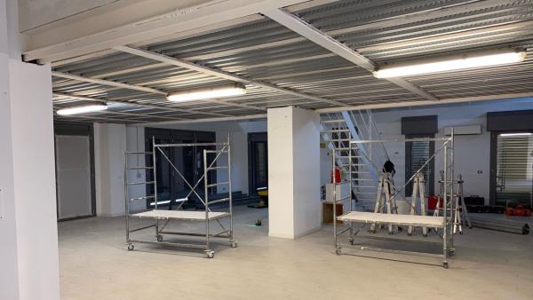 Open space all'inizio dei lavori