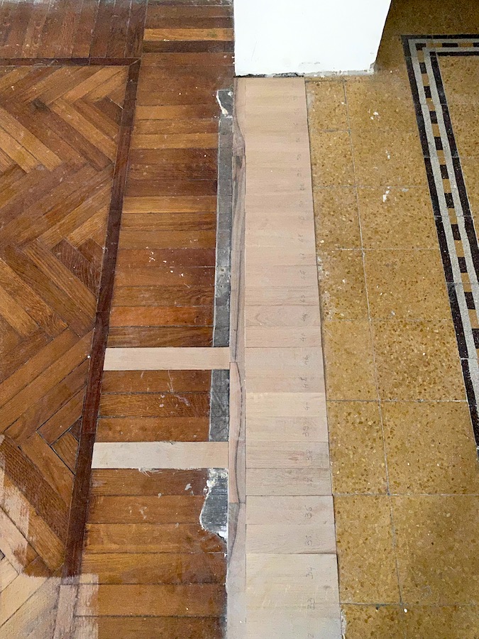 Restauro del parquet