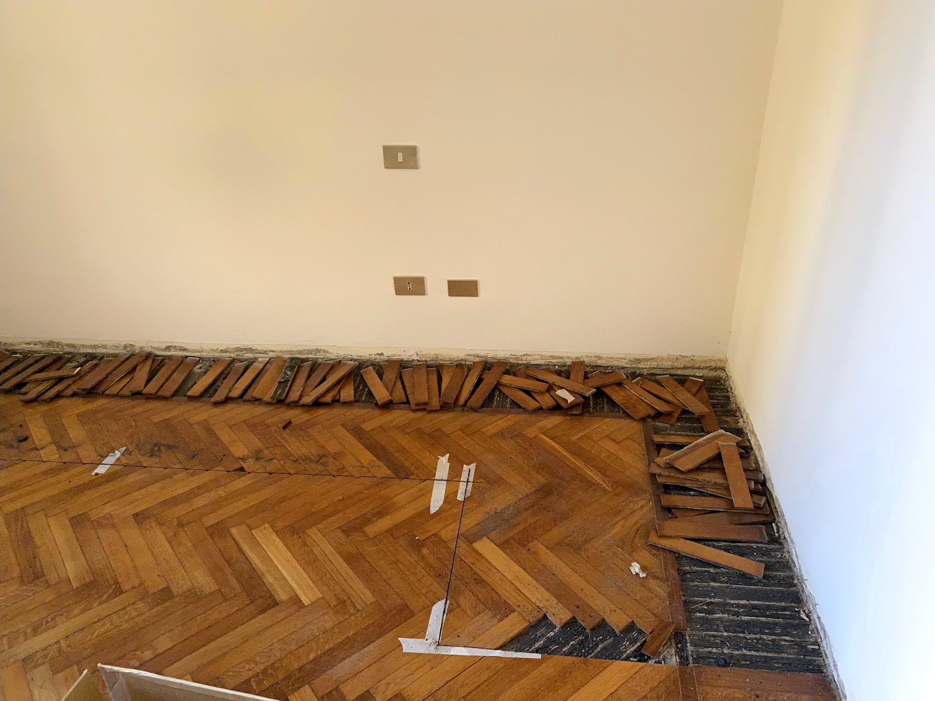 Restauro del parquet originale