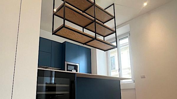 Bancone e cantinetta, cucina realizzata da CA arredamenti