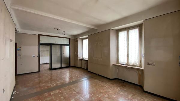 Il salone prima della ristrutturazione