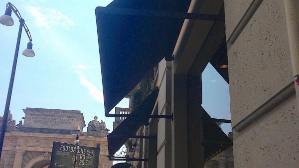 Sunshade tent details