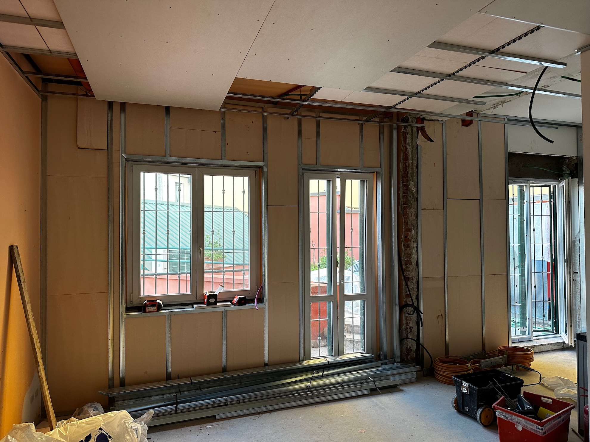 Coibentazioni e chiusure con cartongesso