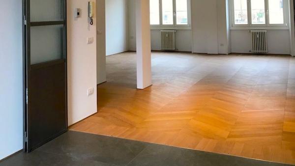 Il living visto dalla cucina