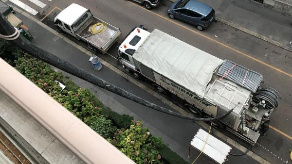 Autopompa per sottofondi