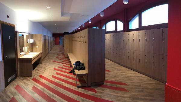 male changing rooms at work completed