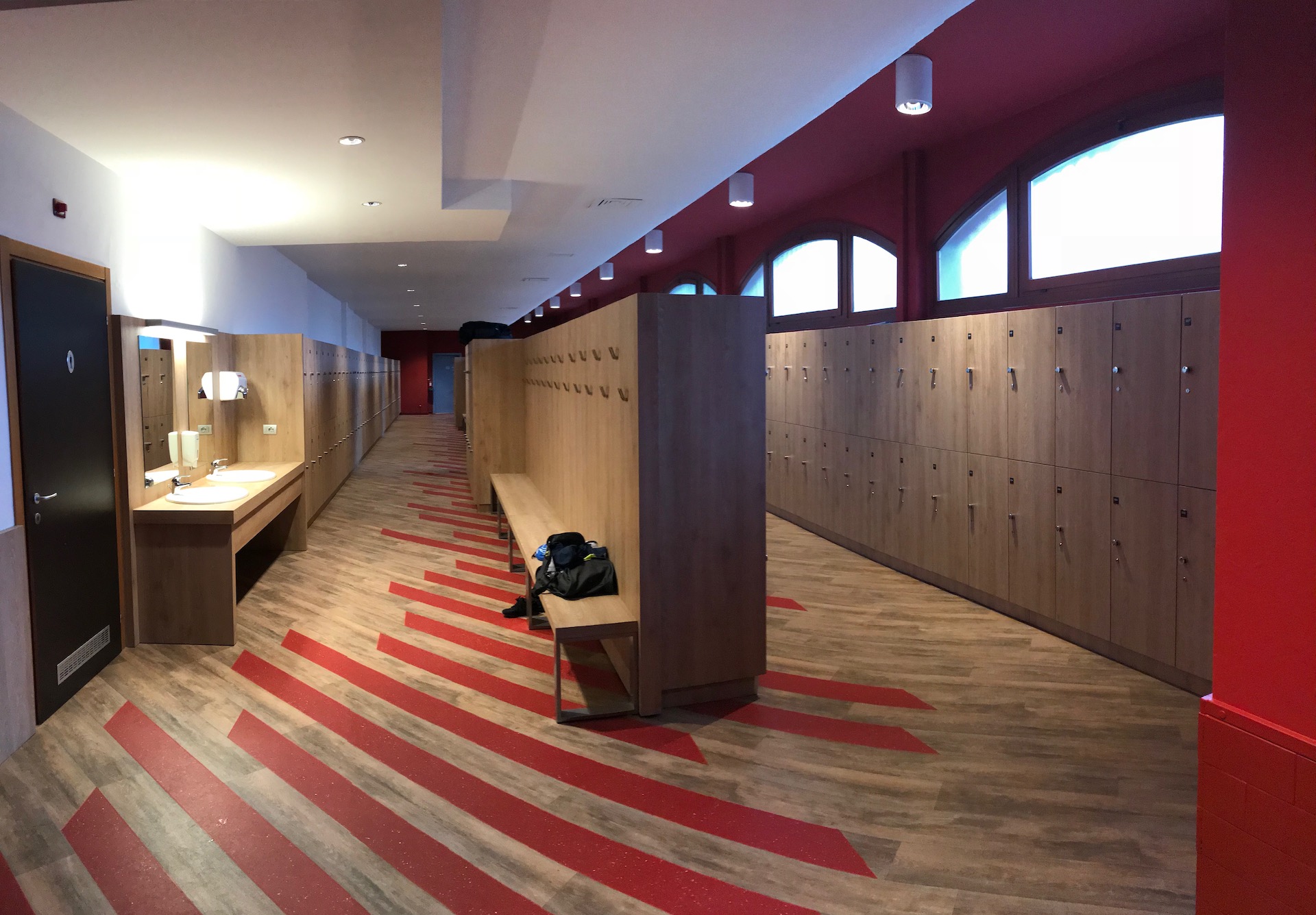 male changing rooms at work completed